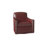 Fauteuil pivotant en cuir véritable de 32 po de largeur Luna