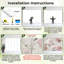 Papier peint adhésif auto-adhésif moderne l 144 po x H 100 po Pingle and Stick pour chambre à coucher-1400620365