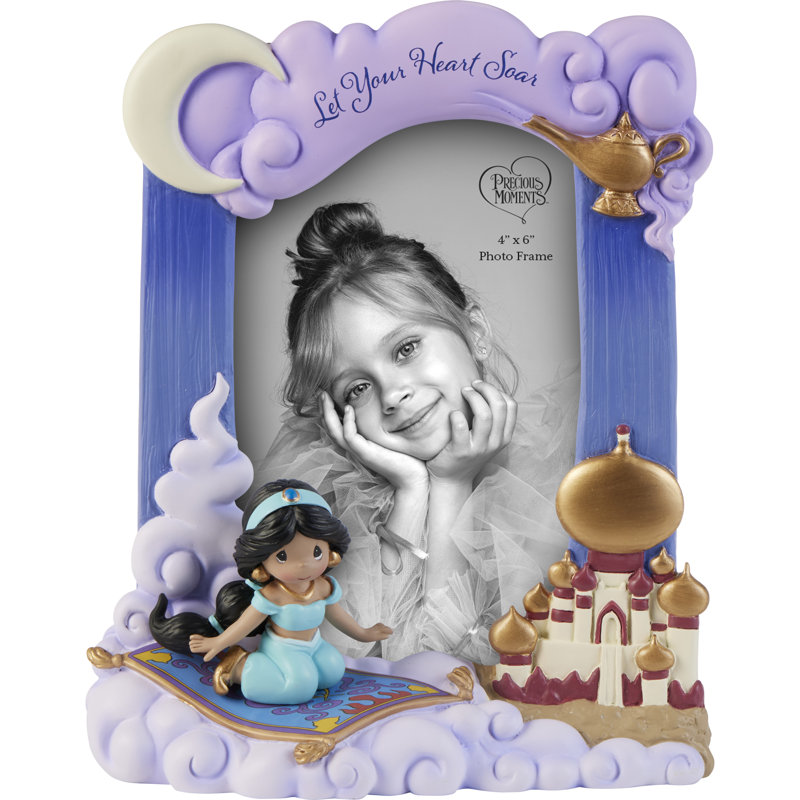 Precious Moments - Cadre photo sculpté Aladdin Jasmine «Let Your Heart Soar» Precious Moments