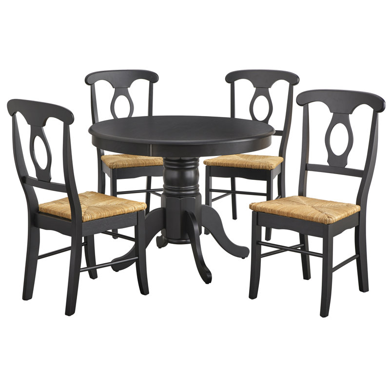 Guilianna Dinng Set, 5 Pieces: Table, 4 Chairs
