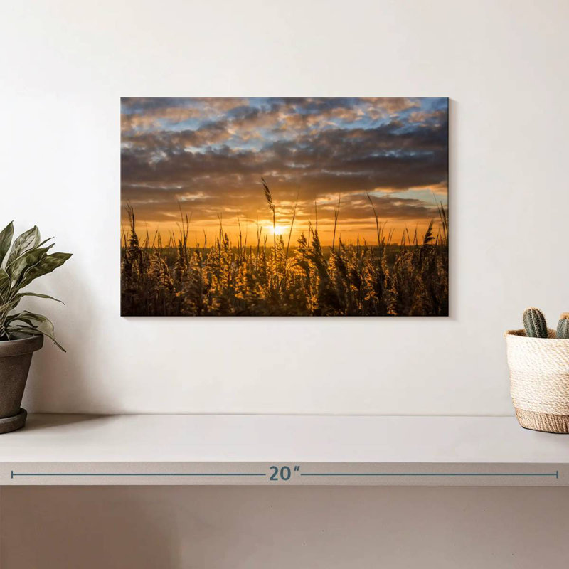 Harnek Setting Beyond The Reeds, 8" H x 12" W