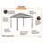 Sojag Skylight 10 Ft. X 12 Ft. Gazebo