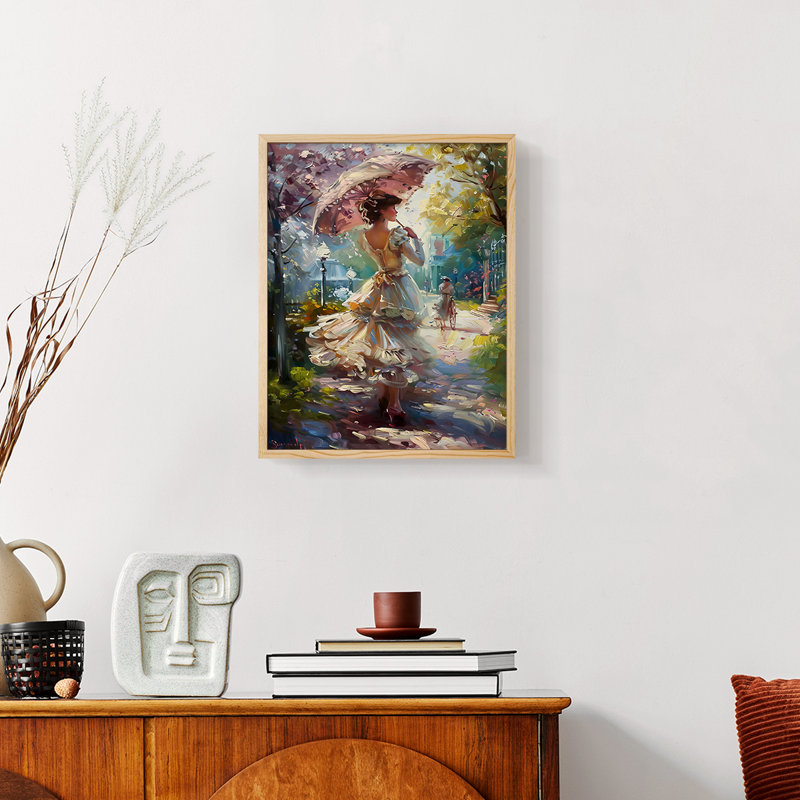DCXCIX WOMEN Series - reproduction encadrée de qualité supérieure - prête à être accrochée - aucun clou requis, Cadre doré