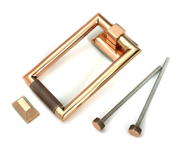 Brompton Door Knocker, Polished Bronze