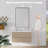 Lesamuel Filleted Corner Wall Mounted Bathroom and Vanity Mirror with Aluminum Frame-191980822-196377383-196377376