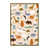 Toile avec cadre or