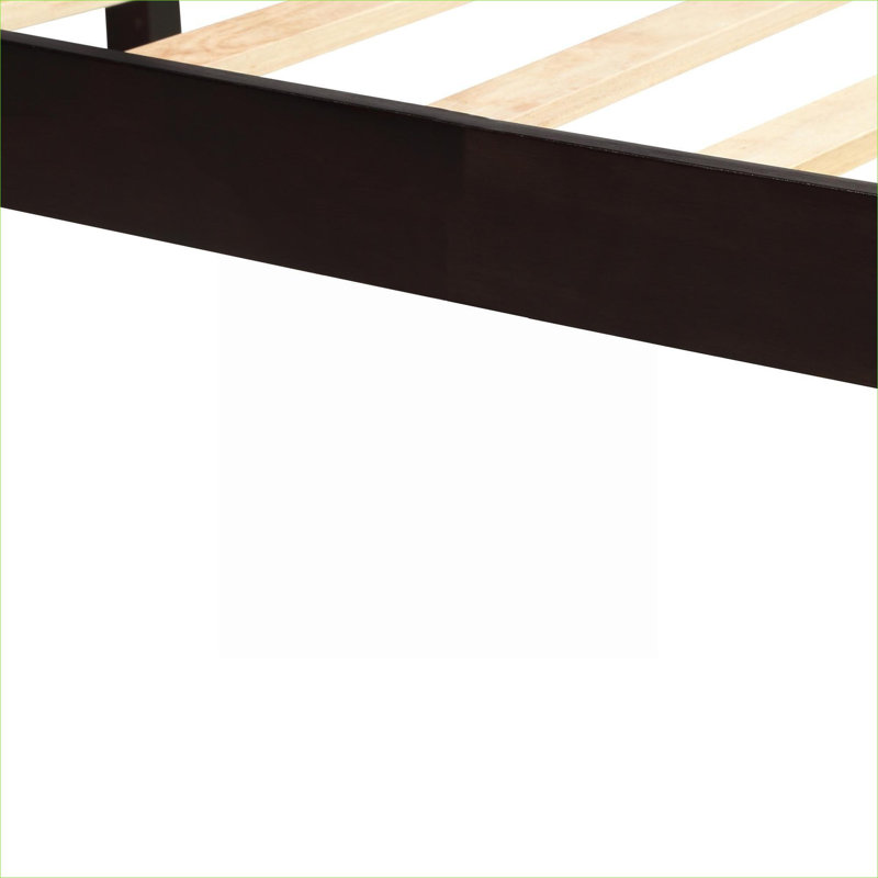 Structure de lit plateforme avec tête de lit Rustic Space-Conscious