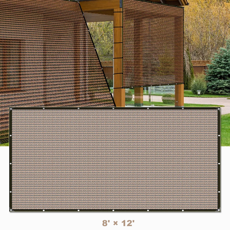 Toile d'ombrage pour patio, l 8 pi x L 12 pi