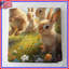 Couvre-lits matelassés Bunnies In Flower Meadow-126737409
