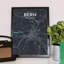 Bern City Map - No Frame Print-1973225969