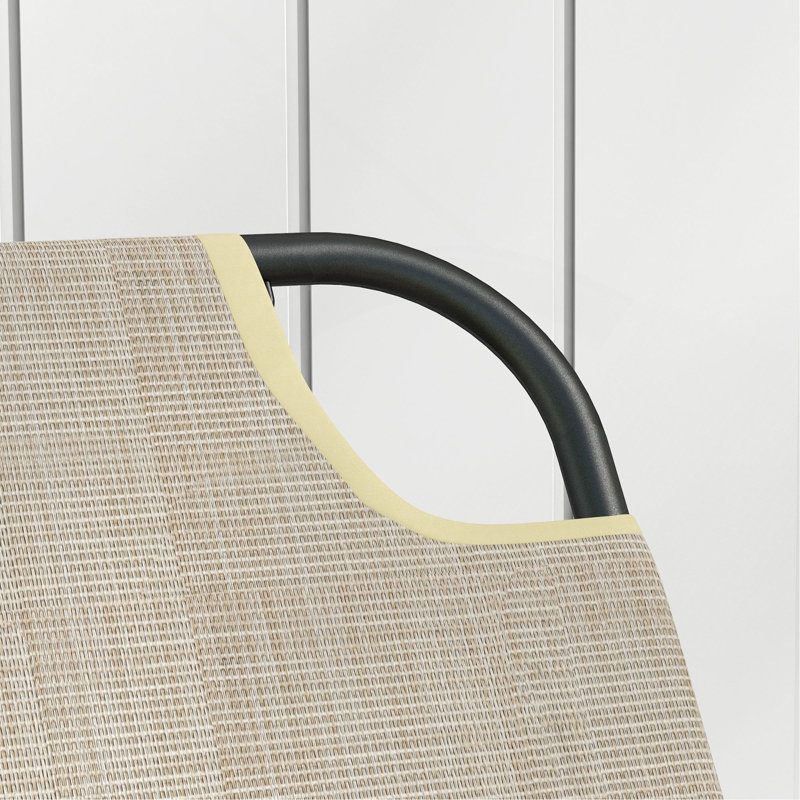 Siège relaxant, chaise berçante d'extérieur