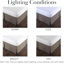 Jupe de lit plissée en microfibre brossée double 15 pouces Southshore Fine Linens Vilano-912812026-912812003