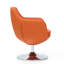 Fauteuil pivotant rembourré en métal Caisson-21419355