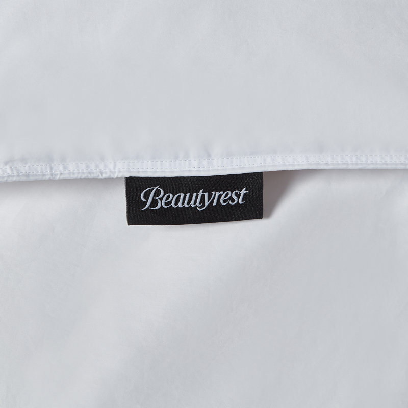 Sateen Cotton European Goose Down Comforter - All Seasons, Twin