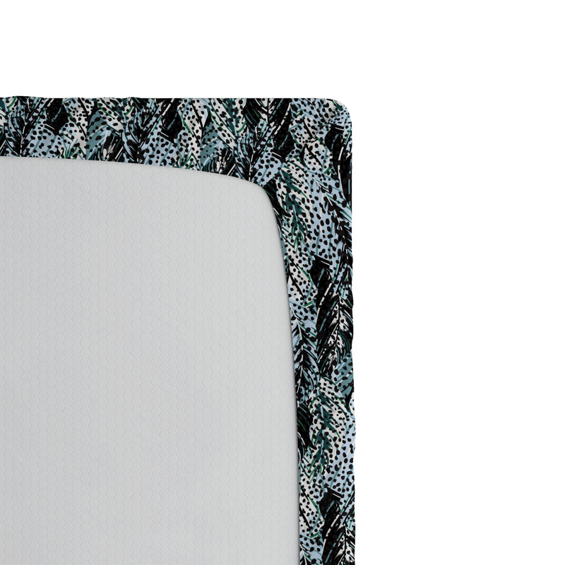 Drap-housse à motif de feuilles Ambesonne, Drap-housse de taille simple