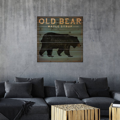 " Old Bear Maple Syrup " Print