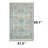 Garden Lattice Light Blue Area Rug-123297239