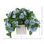 Outdoor UV Hydrangeas Arranged in Fiberstone Pot-215098894