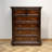 Nut-brown Solid Wood Accent Cabinet