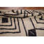 Tapis marocain géométrique moderne en laine 8 x 11