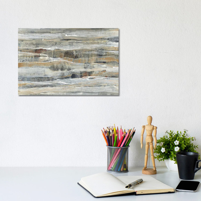 Spring Stream by Albena Hristova - Wrapped Canvas Painting, 20.32 cm H x 30.48 cm W