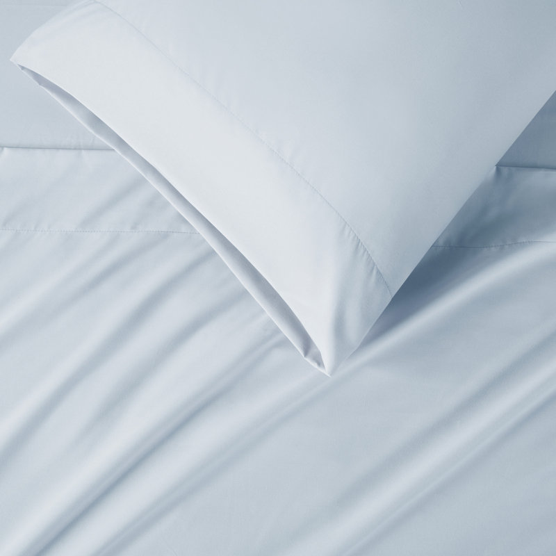 Blue Full Microfiber All Season Sheet Set with Pillowcases