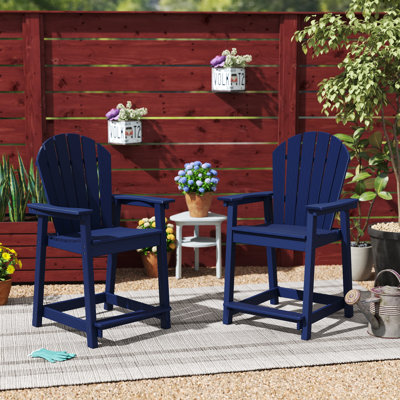 Outdoor Tall Adirondack Chairs by Rosecliff Heights