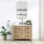 Meuble-lavabo simple sur pied avec plateau en marbre de culture 42 po Javier-1803461195