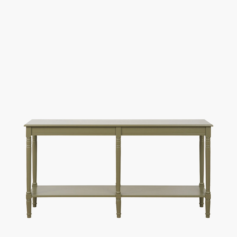 Anely 160cm Console Table, Olive Green