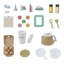 Teamson Kids - Little Chef Atlanta Large Modular Play Kitchen - White/Gold
