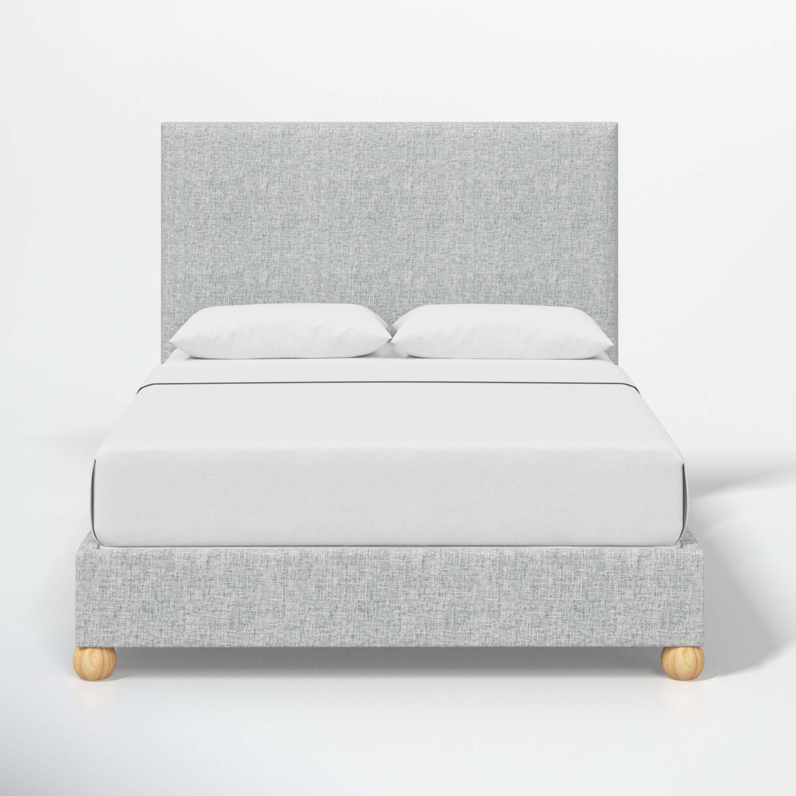 Benita Upholstered Bed, Queen, Zuma Pumice Textured Linen