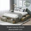 Lit plateforme avec 6 tiroirs de rangement-18671823-18671820