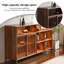 Armoire en bois d'orme brun 62,99 po-241432293