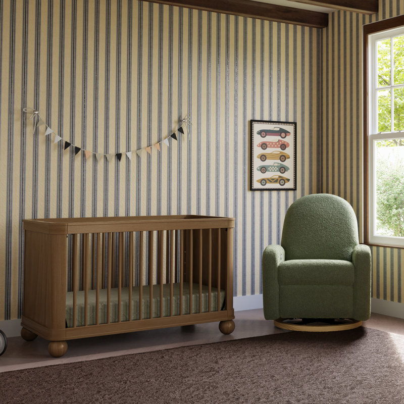 Crosby 3-in-1 Convertible Crib, Natural Walnut