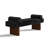 60" W Chenille Upholstered Bench-1747637074