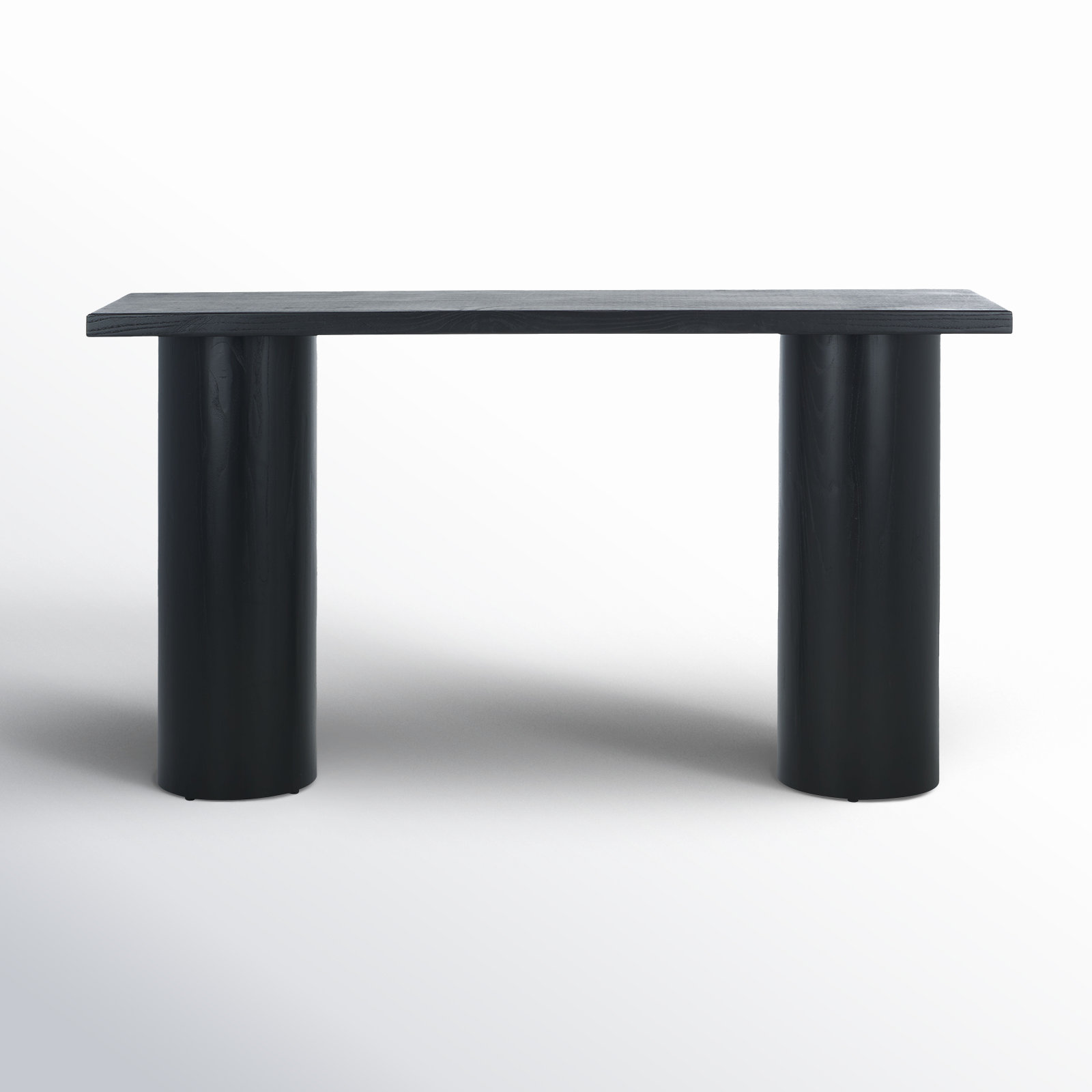 Dorinne 54'' Solid Wood Console Table, Black