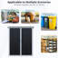 Remise de rangement extérieure 5 pi x 3 pi, armoire en résine imperméable noire, portes verrouillables, protégée, idéale pour les vélos et les outils de jardin, armoire avec étapes d'installation simple, protection, outils de masse pour l'extérieur