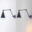 Bras articulé noir mat à 2 lumières Anabiya-1252894736