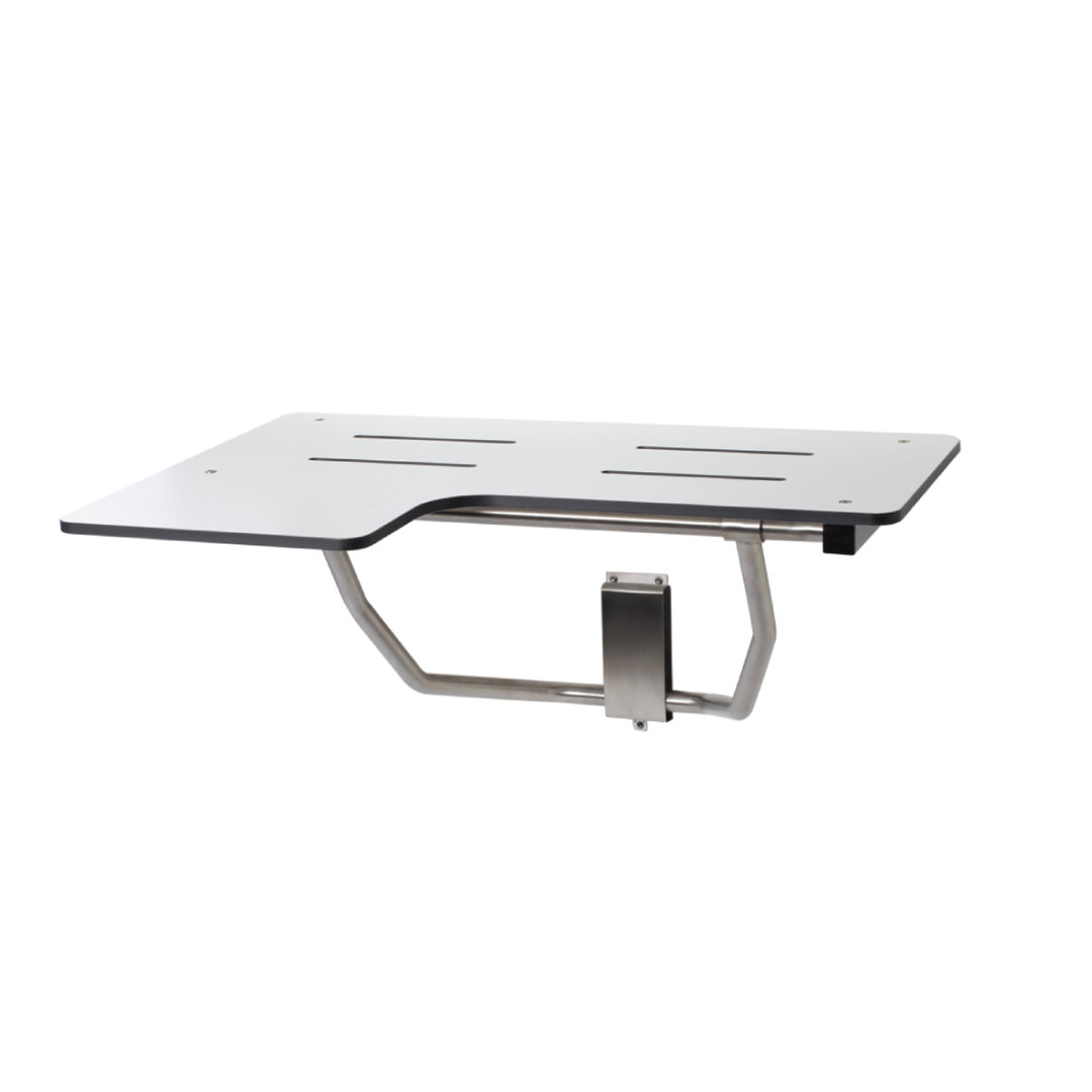 Reversible Folding Wall Mount Shower Transfer Seat Seachrome