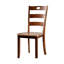 Five-piece Dining Table Set with Square Table and Slat Back Chairs, 4 Chairs with 1 Table for Dining Room-129760005-129760006-129760008-129760014-129760016