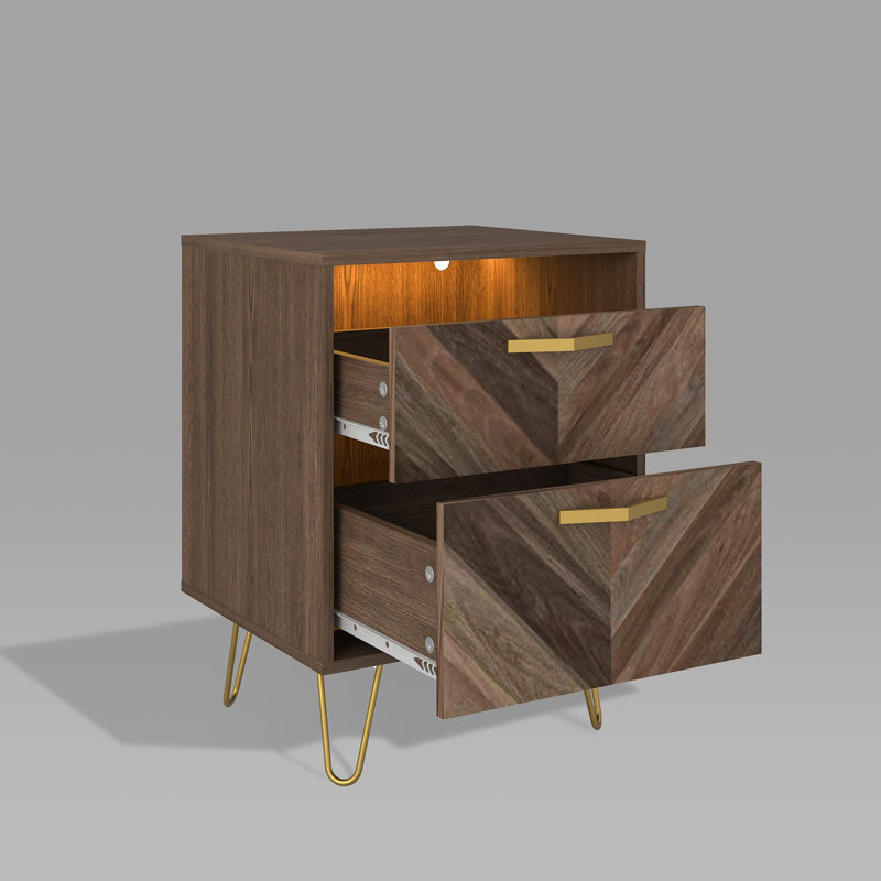 Cianni 15.7'' W Nightstand, 1