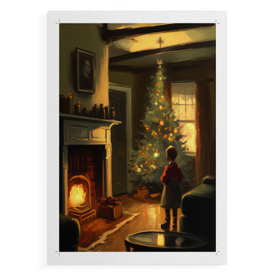 DCVI, impression de toile de Noël - non encadrée