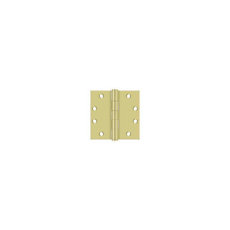 Steel Butt Bearing Hinge, Polished Brass