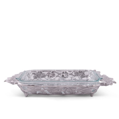 Arthur Court Designs Butterfly Rectangular Pyrex Holder