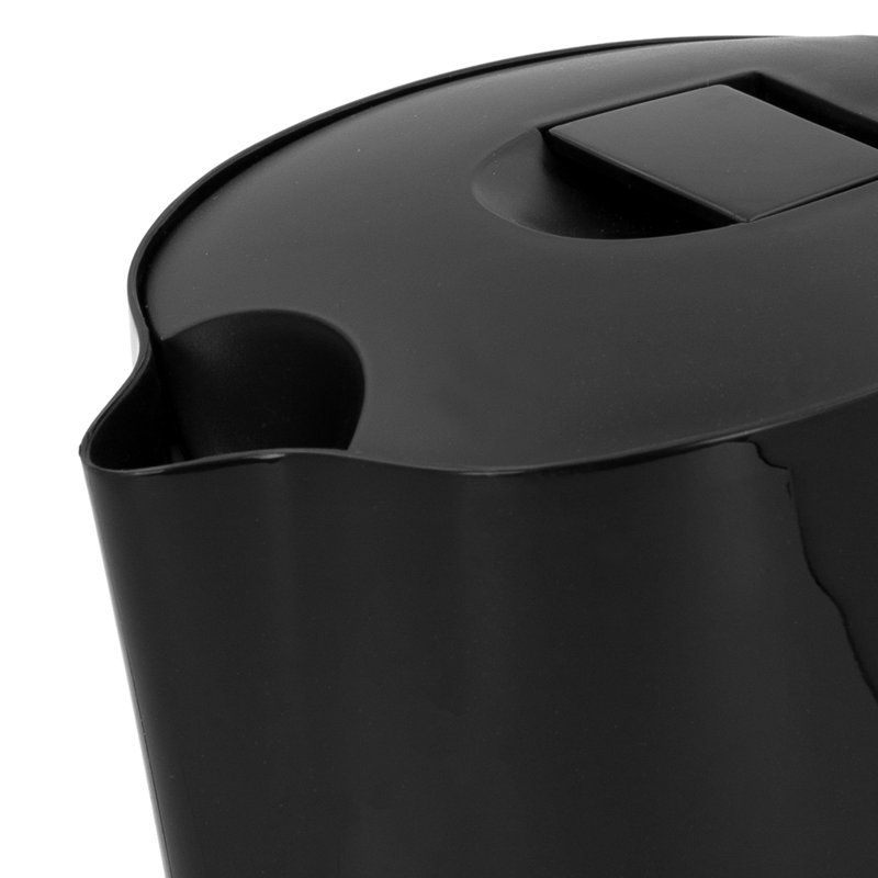 Quest 1.7L Plastic Electric Tea Kettle, Black