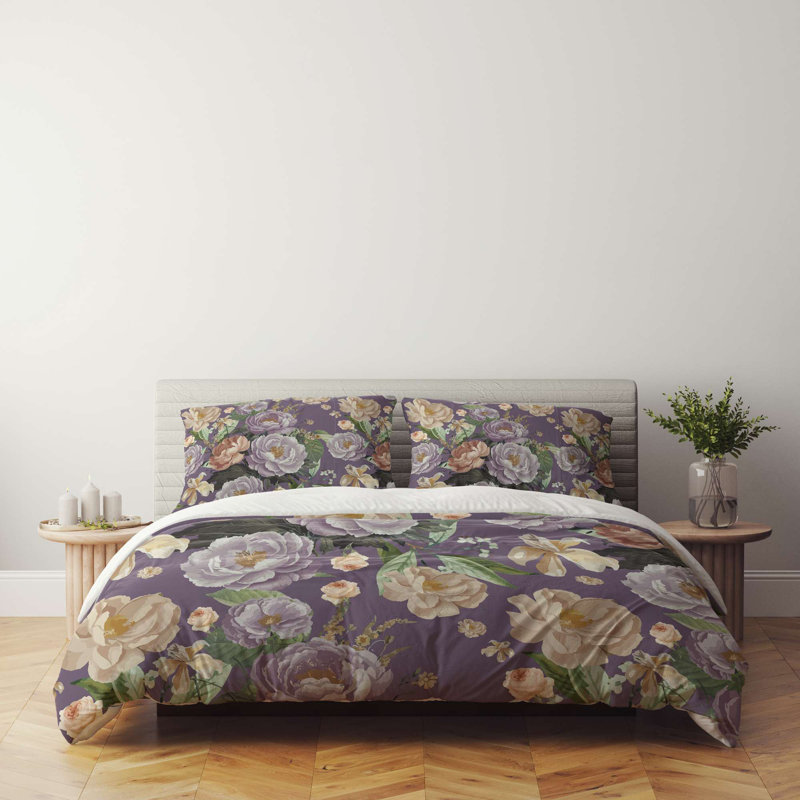 High-Quality Double Quilt Cover Set, 100% Polyester & Cotton Blend, 78.7 x 78.7 Inches | Includes 2 Pillowcases (23.6 x 23.6 Inches) | Machine Washable, Button Closure, Soft & Durable, Perfect for Cozy Bedrooms