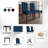 Brown Wooden Dining Chair With Velvet Cover-2040675550