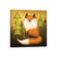 «Fox in Woods» par Terry Runyan - reproduction-52992052-52992043-52992042