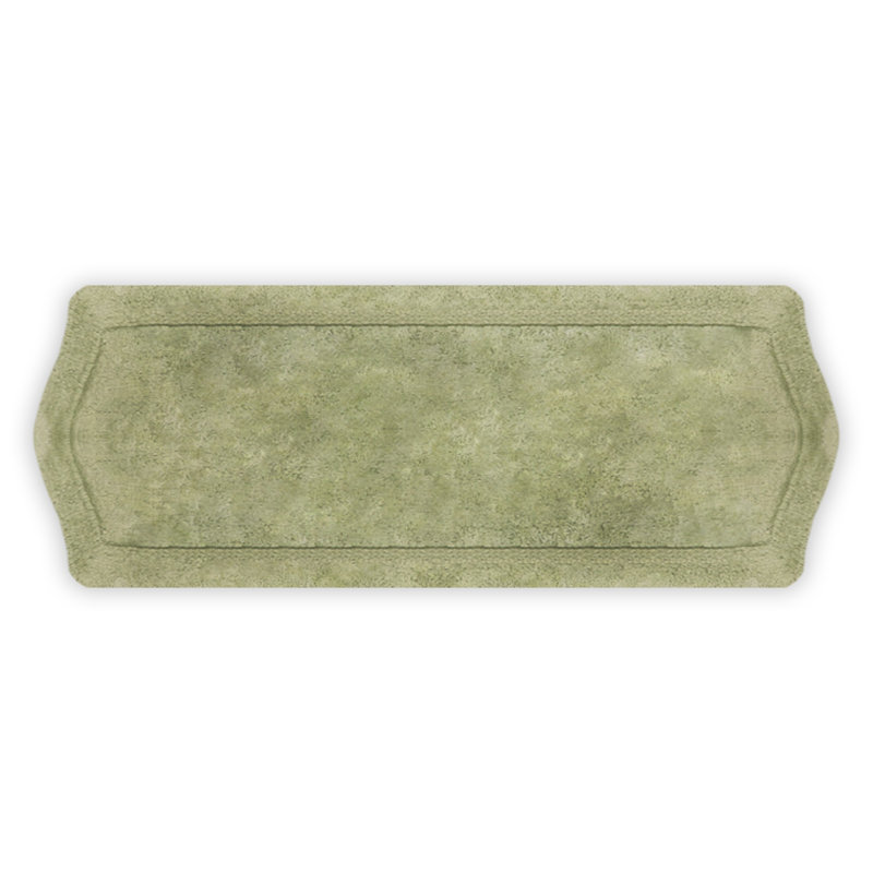 Tapis pour salle de bain Morissette, L 22 po x L 60 po, Vert