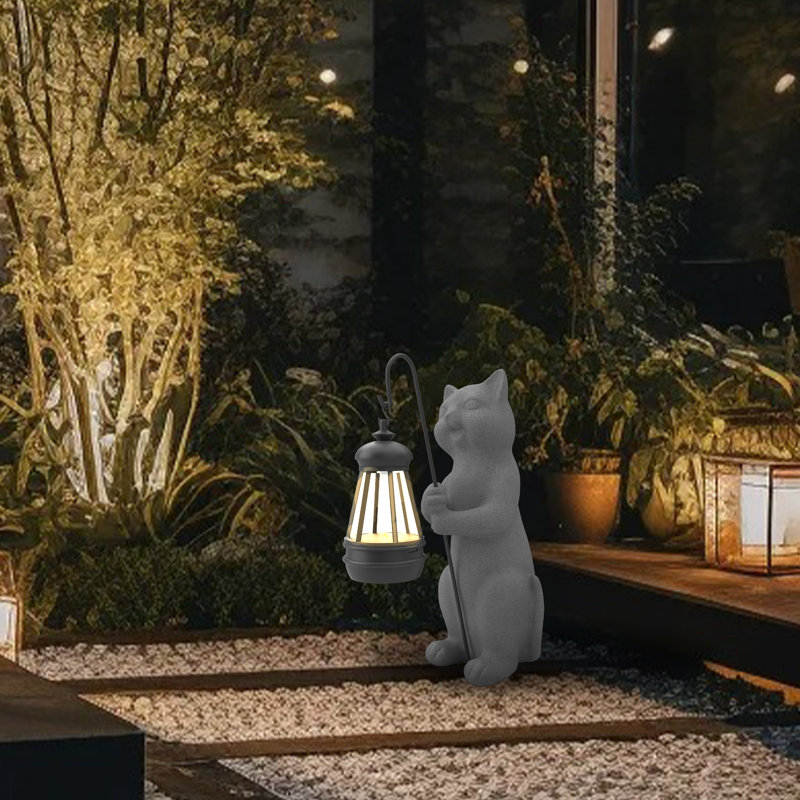 Resin Garden Statue, Grey